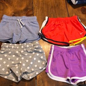 Girls lot of shorts size 6 Nike Circo Justice